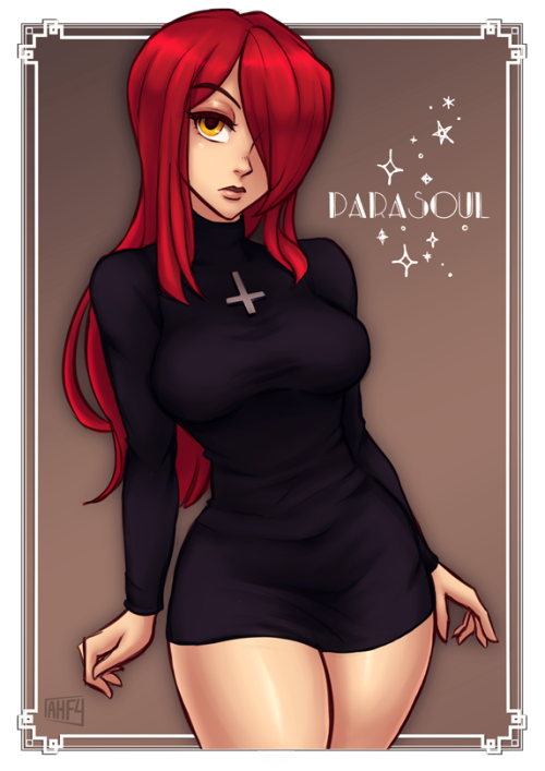 iahfy:  commish of parasoul from skullgirls! making the other outfits were fun :) other variants available @ patreon  
