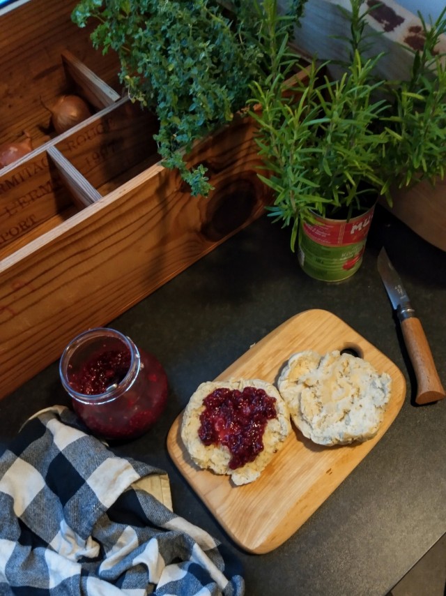 Scones 🥰 perfect for a cold wet and windy