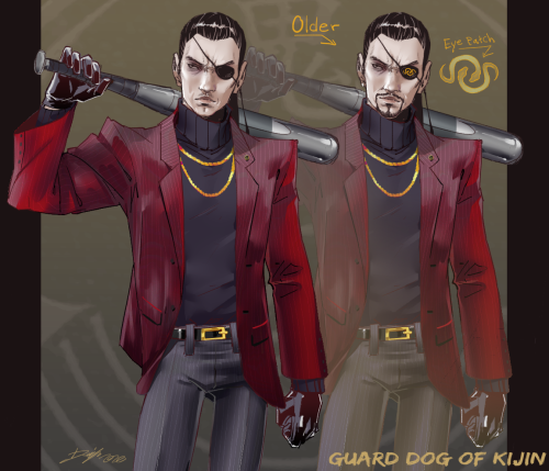 Omi Alliance/Kijin Clan Majima for my AU! Full design (Nude and tried colour variations) found here!