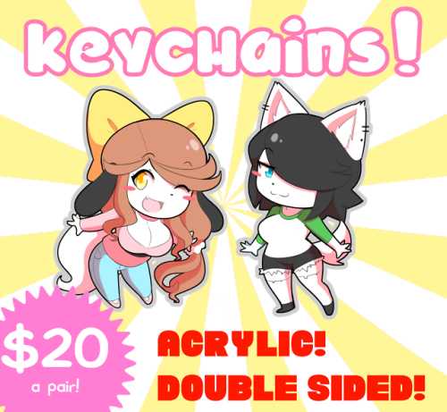 Hey!!! To celebrate (and help fund) MFF coming up, I’ve got some limited edition keychains of Holly 