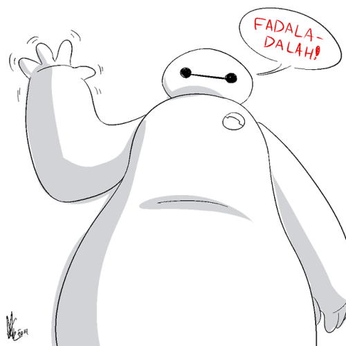 Porn Pics imaginashon:  Baymax giving you a fist bump.