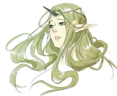 luckycait:warm-up sketch of the mother