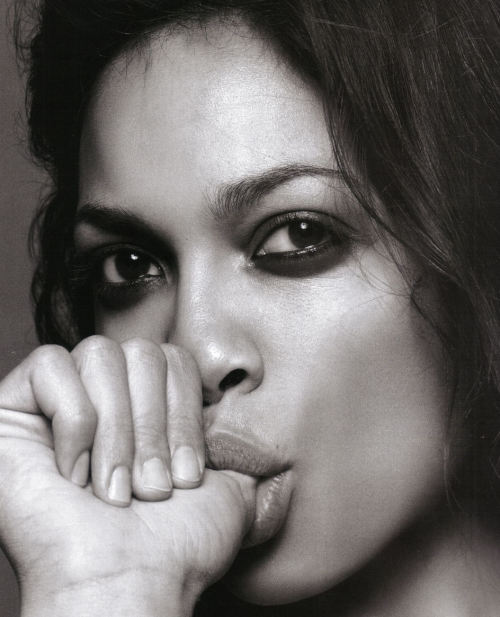 mazzystardust:Vogue Italia July 2009 | Rosario Dawson by Greg Kadel