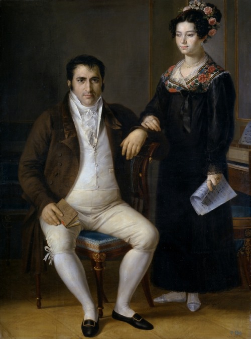 Pedro Benítez and his Daughter María de la Cruz by Rafael Tegeo, c. 1820