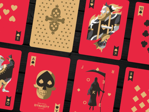 My Kickstarter Project for my first deck of playing cards &lsquo;Dead Decks - Dynasty&rsquo; is now 