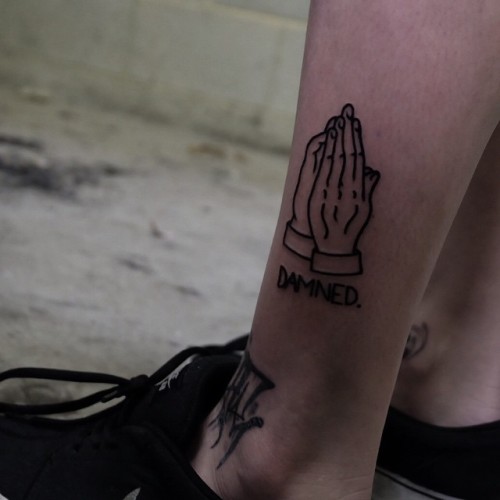 samcoletattoo:  Damned. Follow @blackcvts on Instagram. 
