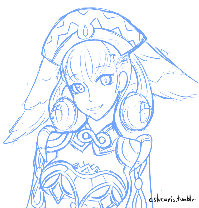 #88 Xenoblade&rsquo;s Best Girl sketch and other things What a week last week,