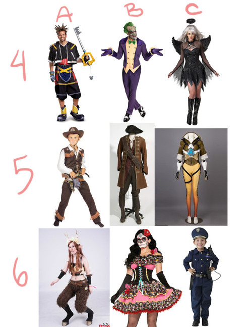 robinradio:I made a costume meme, feel free to use it. :D I tried to add enough variety even though 