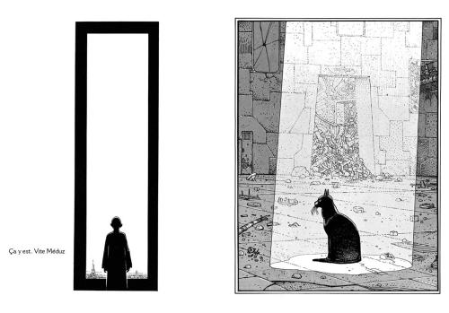 Les Yeux du Chat. Alexandro Jodorowsky and Jean Giraud (Moebius). Panels 1 through 10.  Part 2