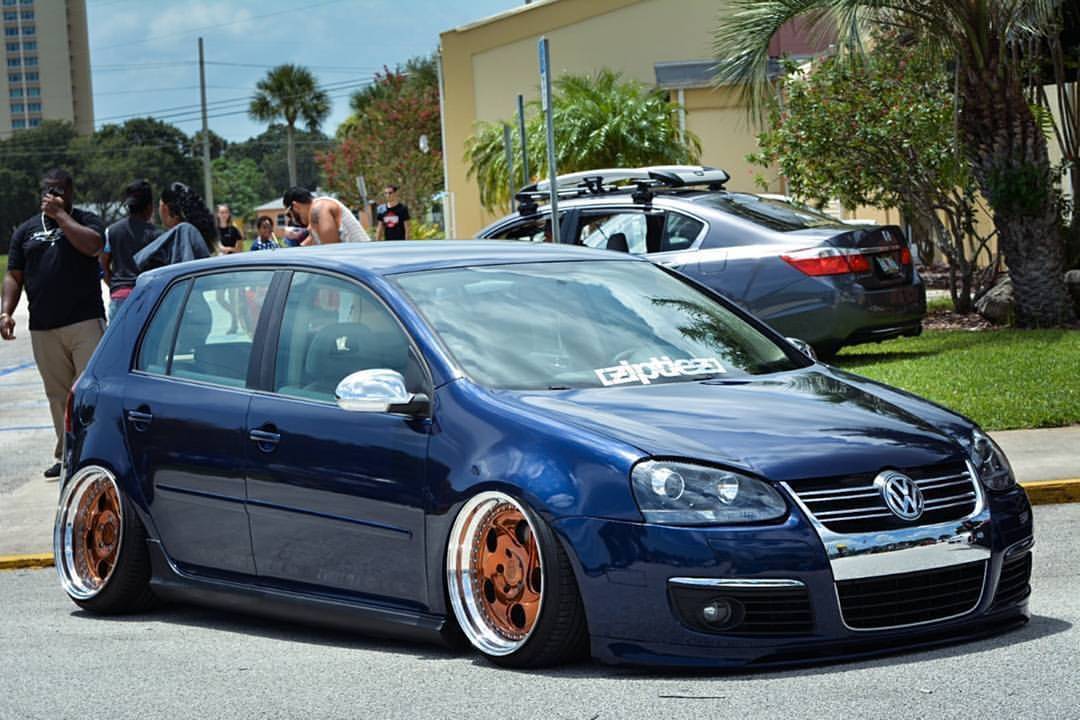 Volkswagen #Golf #GTI #MK5 #Modified #Stance #Slammed #Body-Kit