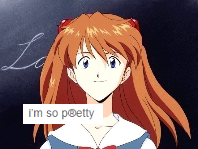 kaneki-soryu:  asuka langley soryu and textposts 