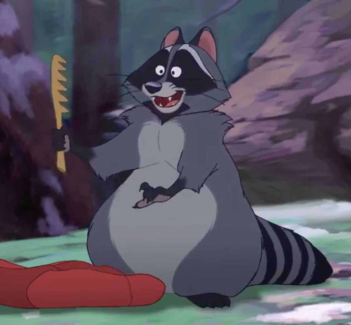curritos:things that are important: the raccoon from brother bear 2
