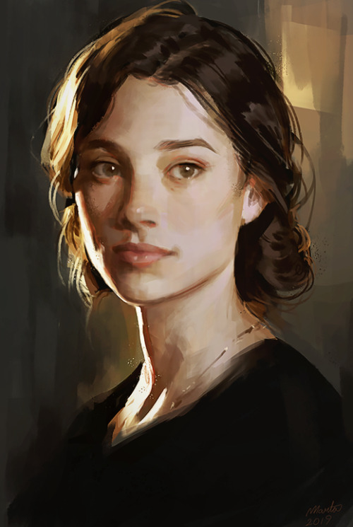 study of Astrid Bergès-Frisbey as Patriciaflexing the rusty ol portrait muscles
