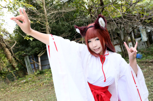 Cute Cosplay GIrl Higurashi Rin (Kitsune-Chan 3) 1-4