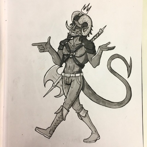 I’m doing dnd characters for each day of inktober this year! Hear are the first 10!