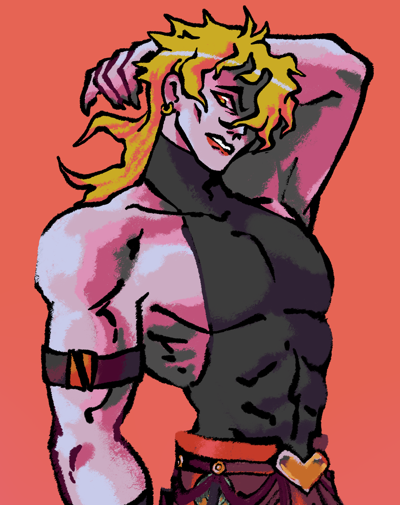 Fanart] KONO DIO DA! with a mouse and paint : r/StardustCrusaders