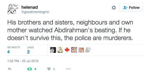 allthecanadianpolitics: @goodmorningmn is Abdirahman Abdi’s sister in law. Context: Black