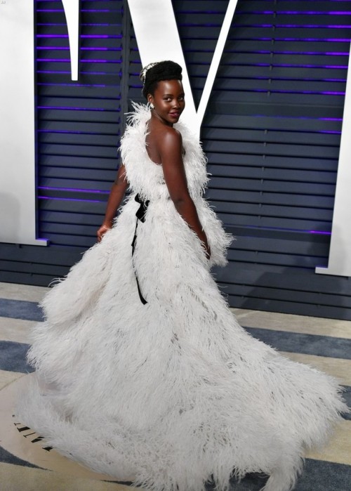 LUPITA NYONG’O in OSCAR DE LA RENTA at the 2019 Oscars