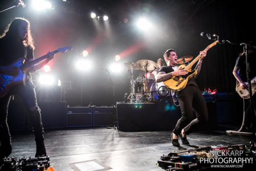 Dashboard Confessional at Irving Plaza in NYC on 1/19/17.www.nickkarp.com