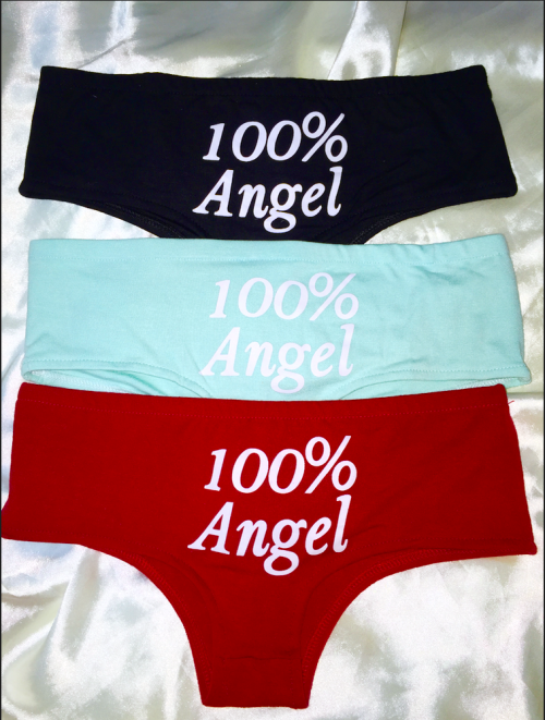 apolausticpursuit:  queen–nymphetamine:  nymphetfashion:  🎀100% ANGEL / Daddy’s little Girl / OFF LIMITS🎀 🎀Kiss Me / Eat Me / Good Girl / ‘Good Girl’ Panties (In ‘Yes Daddy’, ‘Bad Witch’, ‘Fancy Bitch’ & ‘Satans Girl’) Use