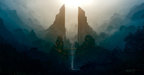 hellyesconceptart: theartofanimation: Bastien Grivet “Oh the places you’ll go”