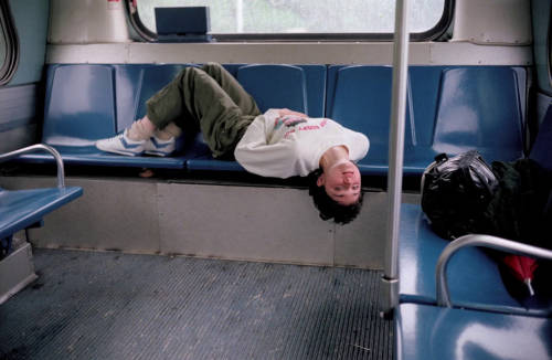 twixnmix: Madonna photographed by her boyfriend Dan Gilroy on the bus in New York, 1979.