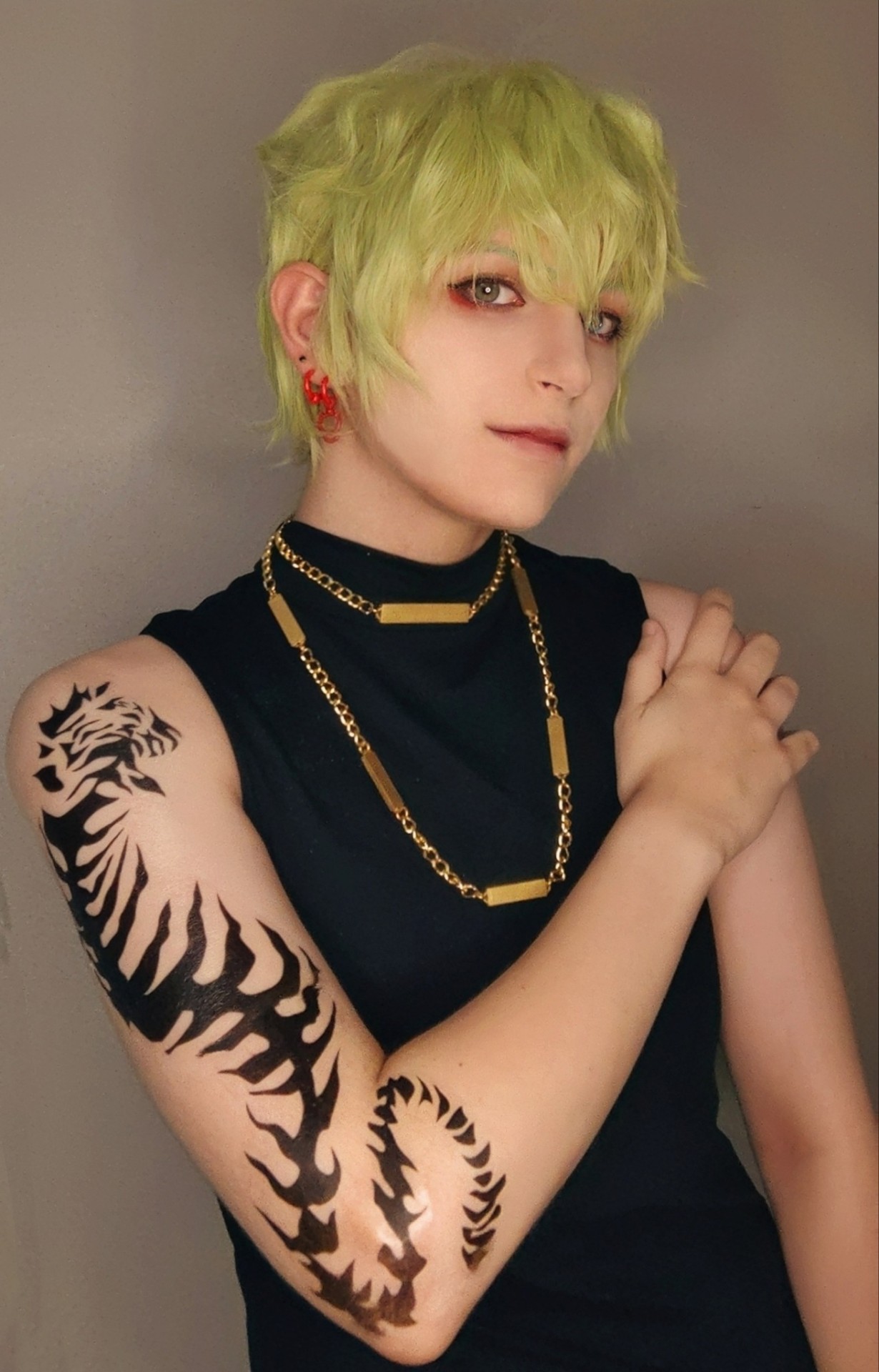 Mikey Temporary Tattoo - Tokyo Revengers Costume / Mikey Anime Tattoo /  Cosplay
