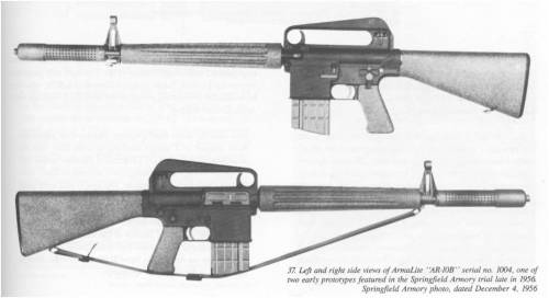 Armalite AR-10B, the fourth prototype of Eugene Stoner’s AR-15.