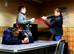 handsmejack:  Dean meme: reoccurring themes (2/4) self-loathing   “You’re