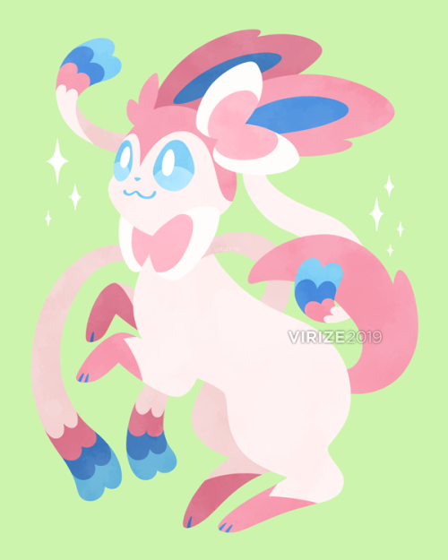 Let’s Go, Eeveelutions! Sylveon Last but not least, here&rsquo;s precious Sylveon with heart-tipped 