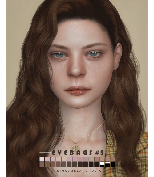 download (ea) \ info: eyebags #5 - 25 custom colors + 3 overlay ver. \ all ages & genders ♡conta