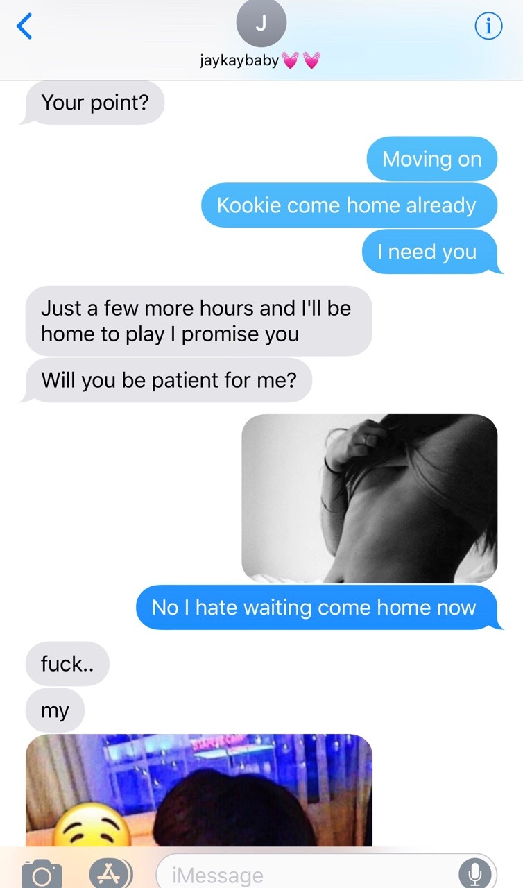 jw 🌙 — Sexting with bf Jeon Jungkook🤤😱🙄 (for my babygrill...