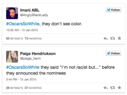 Micdotcom:  Twitter Users Call Out The Oscars With #Oscarssowhite