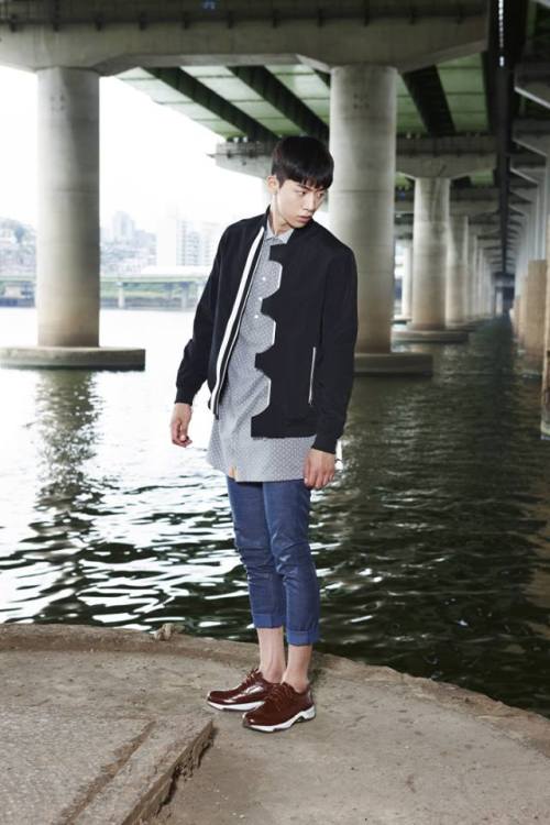 koreanmodel:Nam Joohyuk for Kwon Munsoo Spring 2015 lookbook