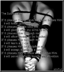 Devotional Training: The Submissive.