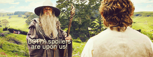 thorinkingoferebor: BOTFA is so close you guys!!! But please remember that many people want to rema