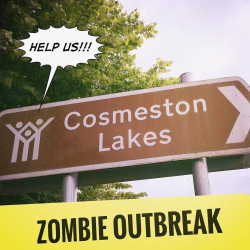 ilovesthediff:Cosmeston medieval village is closed again today due to a zombie outbreak. (They’re fi