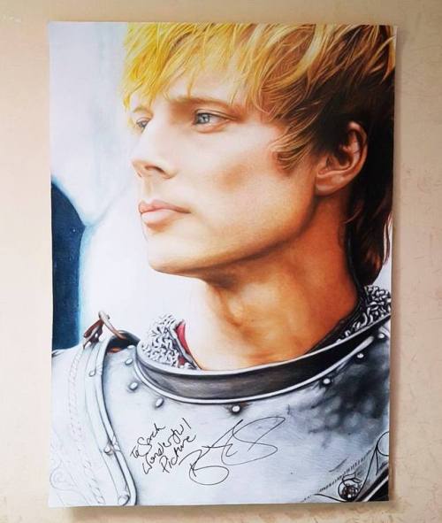 When I started this drawing in 2015 I could never immagine that one day Bradley James would see it&a