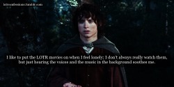 lotrconfessions:  I like to put the LOTR