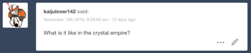 askbubblepop: Gembit: It keeps the frozen lands from entering the empire! Support Bubblepop on Patreon! Featuring:@ask-sweetypeach  =3