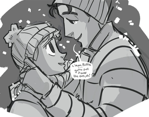 omgcheckplease: Bitty knows that Jack knows that Bitty knows how to dress warmly for the cold. After