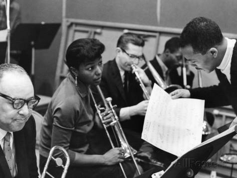 rjt4:MELBA LISTON, QUINCY JONES, 1961, photo by G. Marshall Wilson.