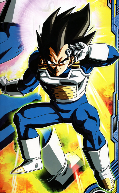 Vegeta poster scanned from the 2020 DBS poster Calendar: 