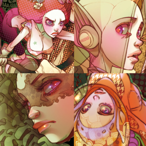 - Details Noa faces from &ldquo;Sky Doll Space Ship Cover&rdquo;&hellip;My comic book with Alessandr