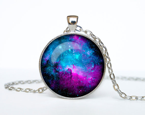 kin-life-fashion:  Galaxy/Space/Nebula/Starkin accessories~ Galaxy stud earrings: