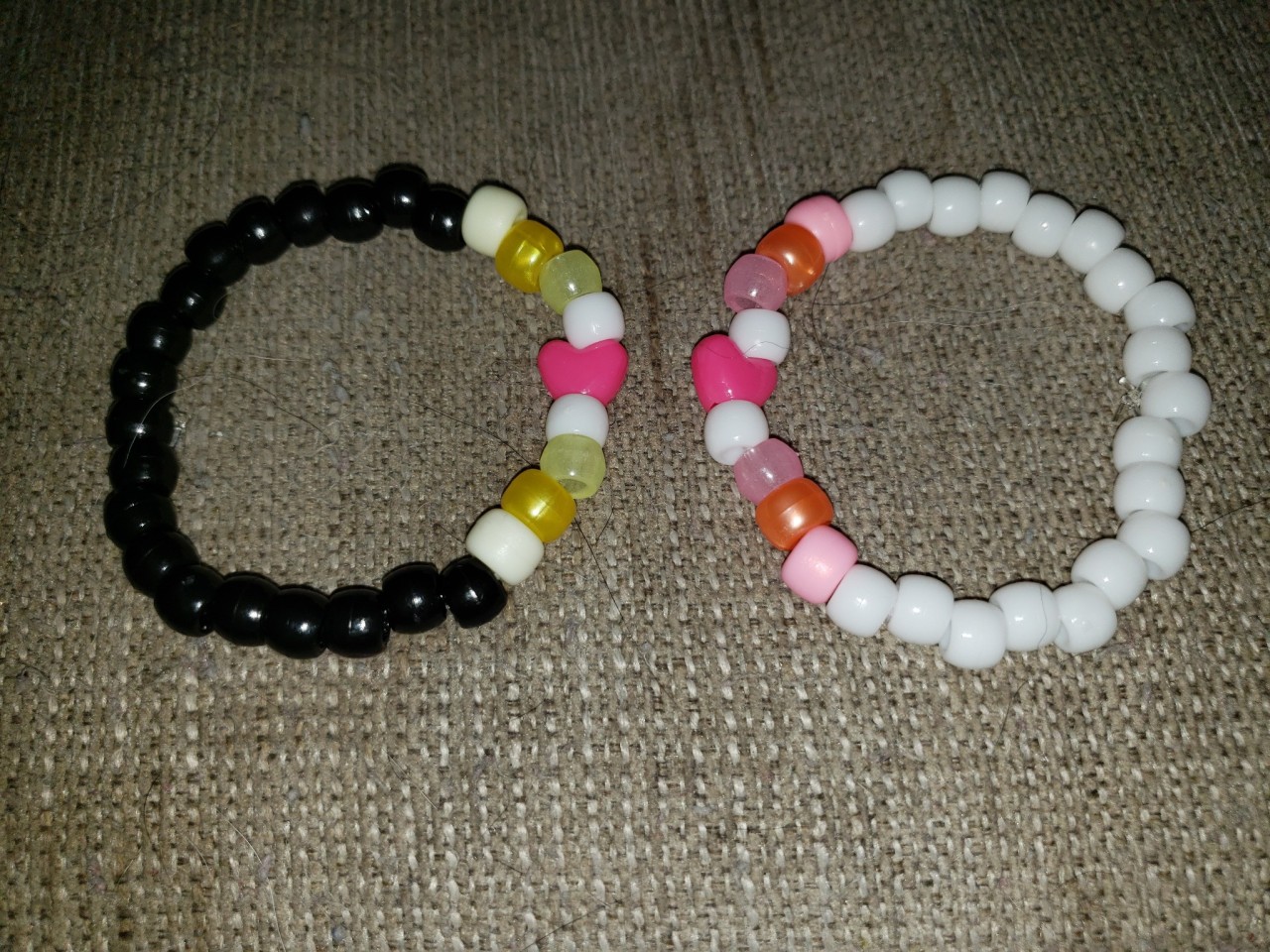 Enby Flower Kandi Bracelet