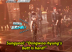 Sex  Dongwoo trying to protect his precious booty pictures