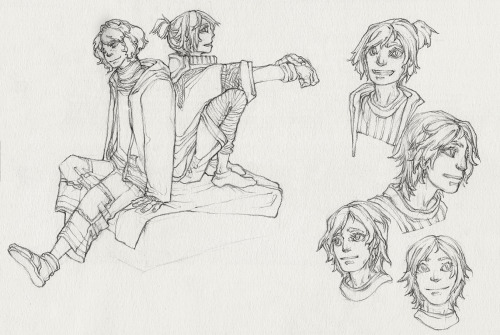 Scanned some of the things I sketched over the past year! I’ve been writing a LOT of stuff about Nar