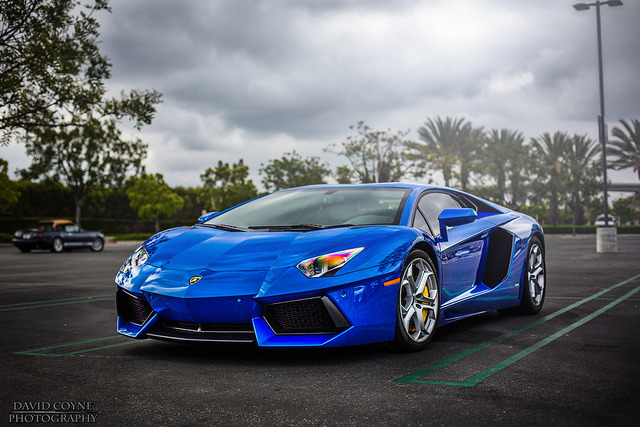 davidcoyne13:  Lonesome Lamborghini Aventador on Flickr.