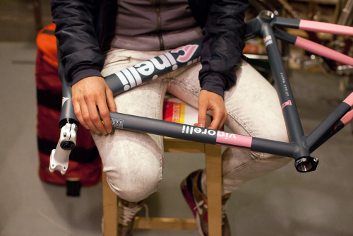 leica1956: nicecycle:  vigorelli giro pink 2013  I’m in love!